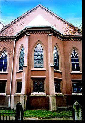 Komorowice kościół widok zewnętrzny